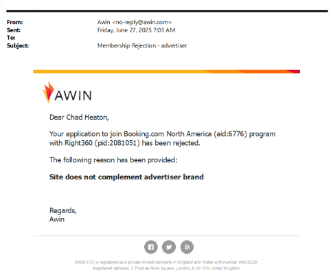 Affiliate-Rejection-AWIN-BookingCom-20250627