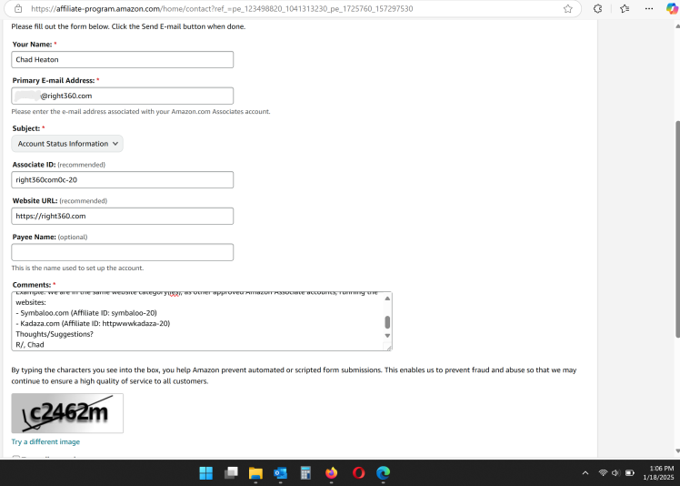 20250118 Dispute 2 of 4